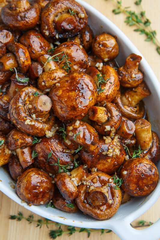 Easy & Delicious Balsamic Soy Roasted Garlic Mushrooms – QuickRecipes