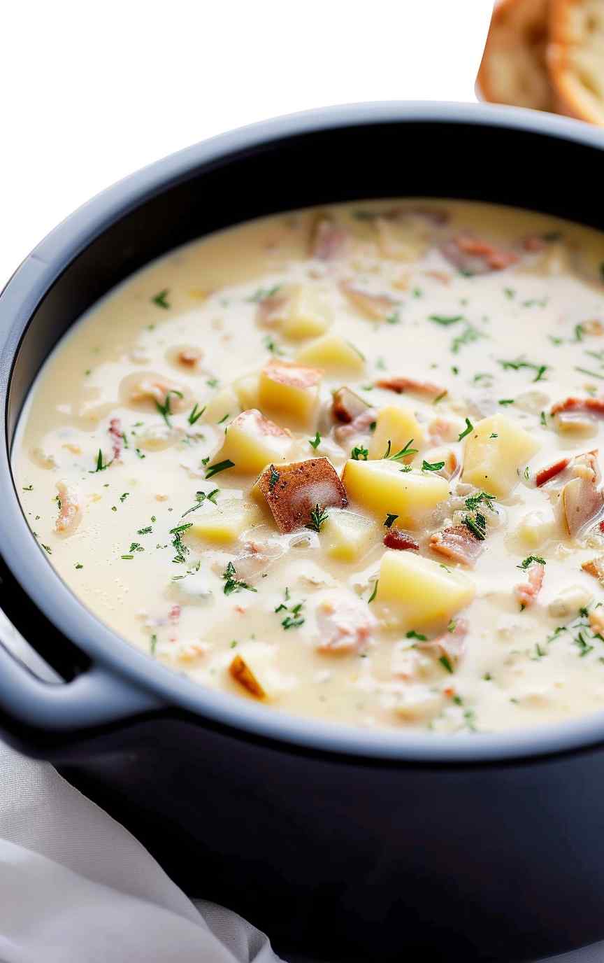 Slow cooker potato soup