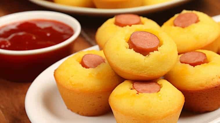 Mini Corn Dogs Muffins