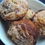 Jumbo Fluffy Walnut Apple Muffins