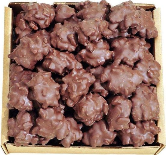 HOMEMADE CHOCOLATE PECAN TURTLE CLUSTERS