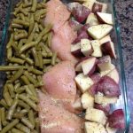 Healthy Slow Cooker Seasoned Chicken, Potatoes, and Green Beans
