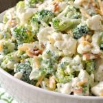 Loaded Broccoli Cauliflower Salad