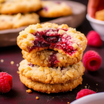 crumble raspberry cookies