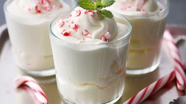 White Chocolate Peppermint Mousse