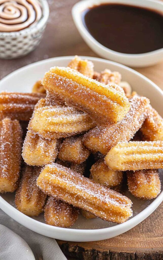 Air Fryer Churro Bites Quick Homemade Recipes