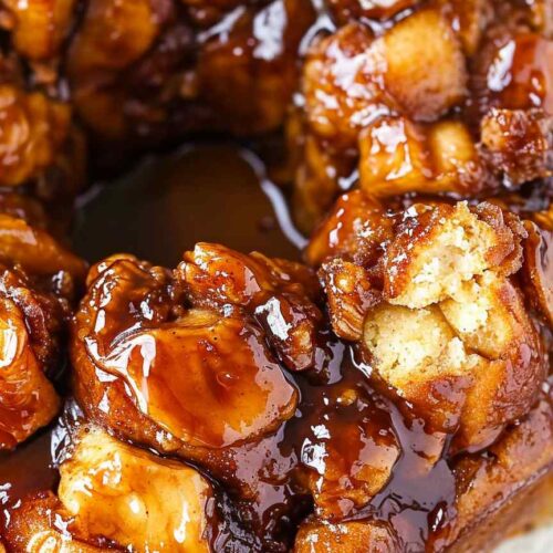 Apple fritter monkey bread