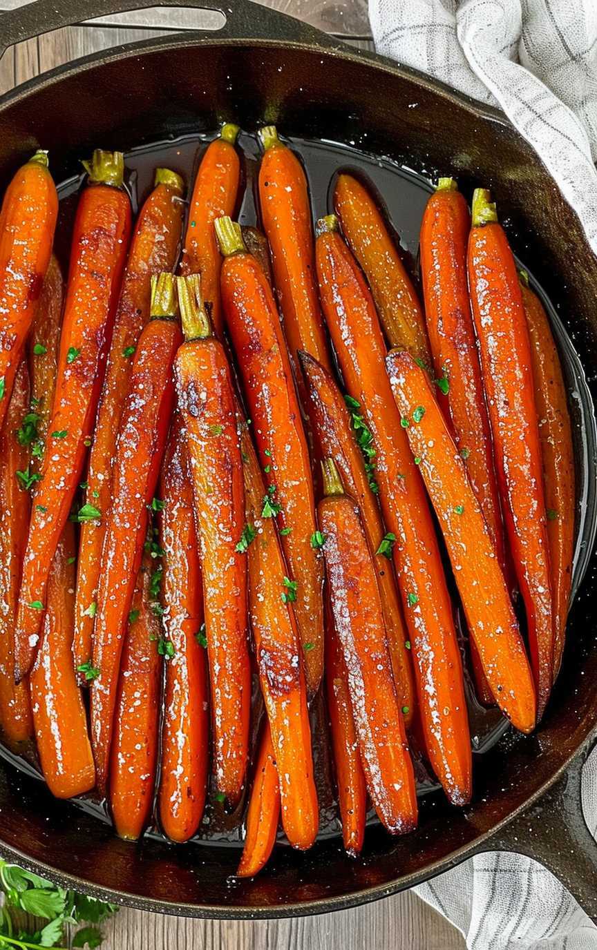 Brown Sugar Honey Glazed Carrots