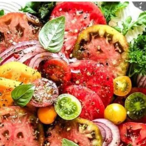 Burrata platter