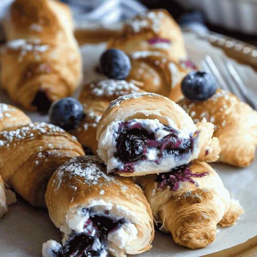 Blueberry Cheesecake Rolls