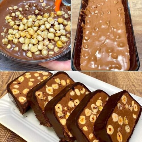 Chocolate Hazelnut Biscuit Cake