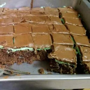 Chocolate Mint Dessert Brownies