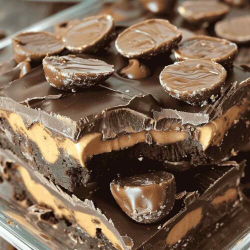 Chocolate Peanut Butter Earthquake Cake