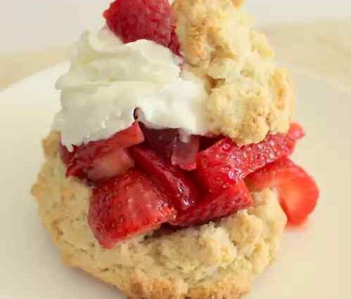 Classic strawberry shortcakes