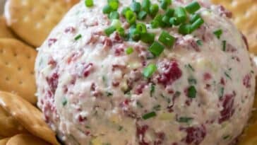 Creamed Chipped Beef Cheese Ball