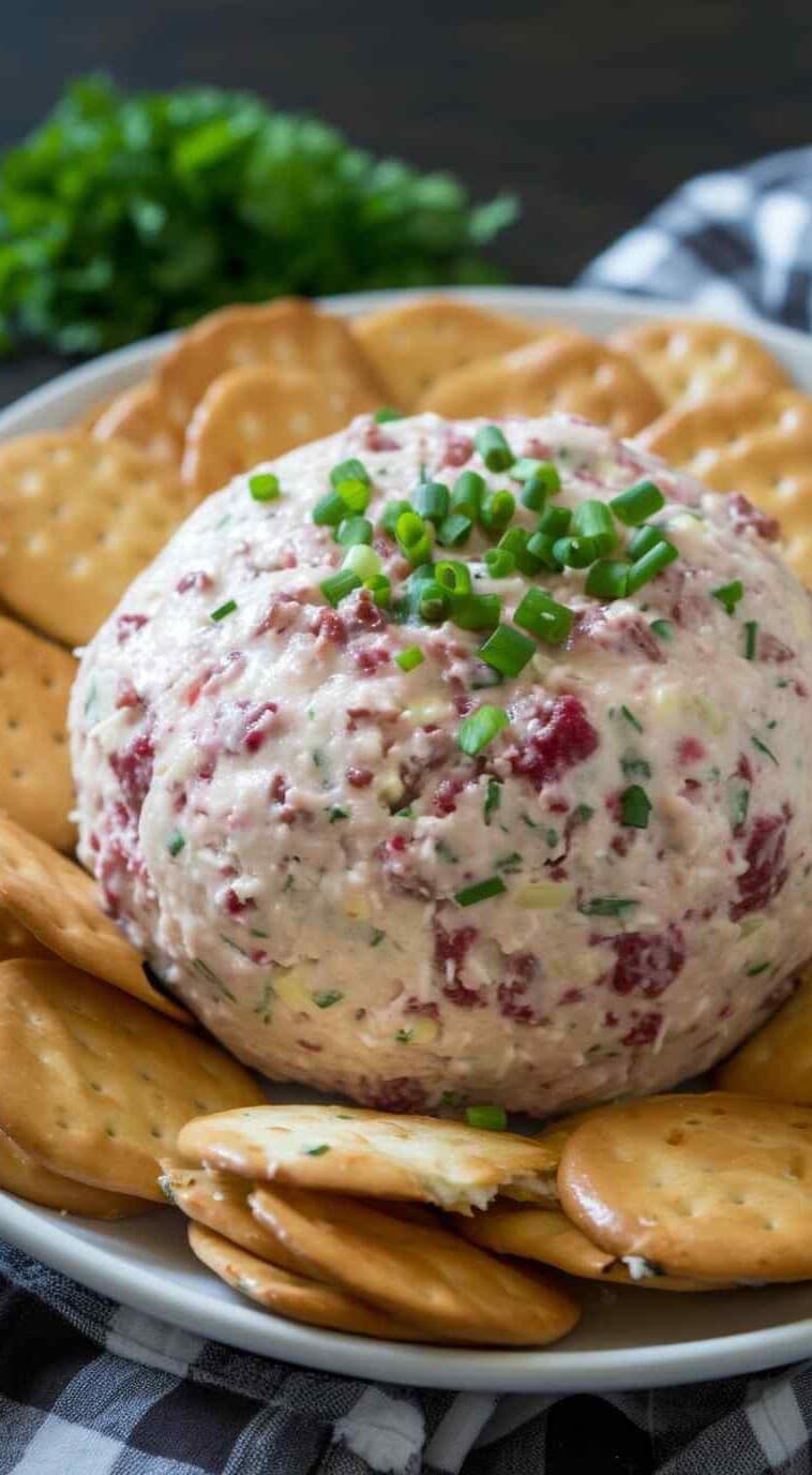 Creamed Chipped Beef Cheese Ball