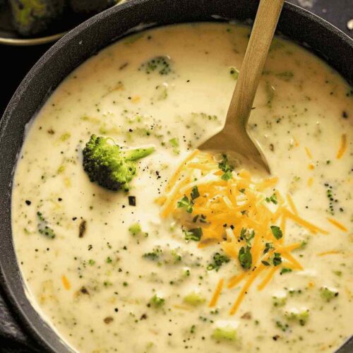 Creamy Broccoli Cheddar Soup