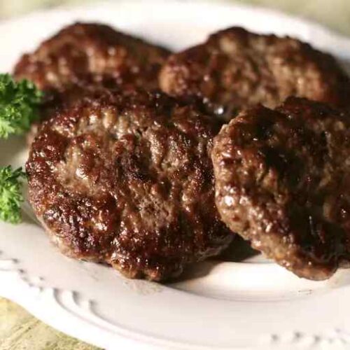 Homemade Beef Breakfast Sausage Patties