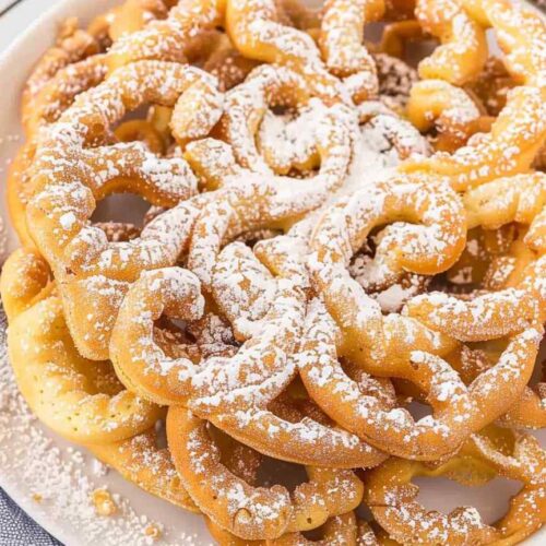 Homemade funnel cake