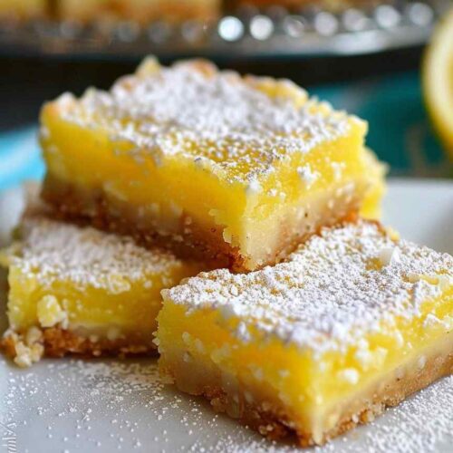 Lemon drop bars