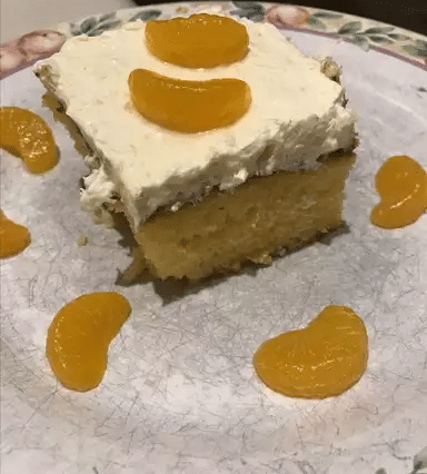 Mandarin orange cake