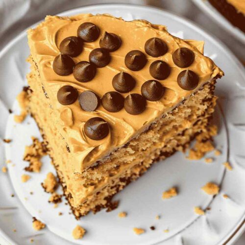 Peanut Butter Cake With Peanut Butter Frosting
