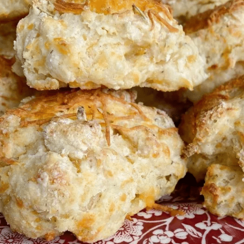 Rosemary Cheddar Drop Biscuits