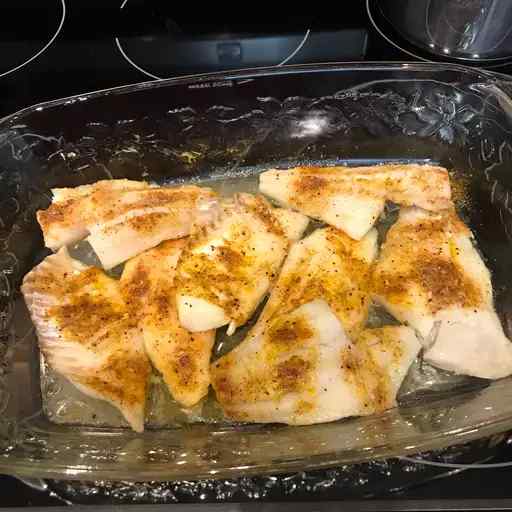 Simple Broiled Haddock