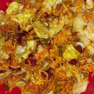 Spicy Dorito Taco Salad