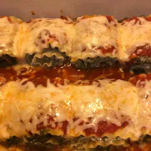 Spinach Lasagna Roll Ups