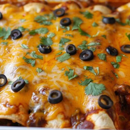 Steak enchiladas