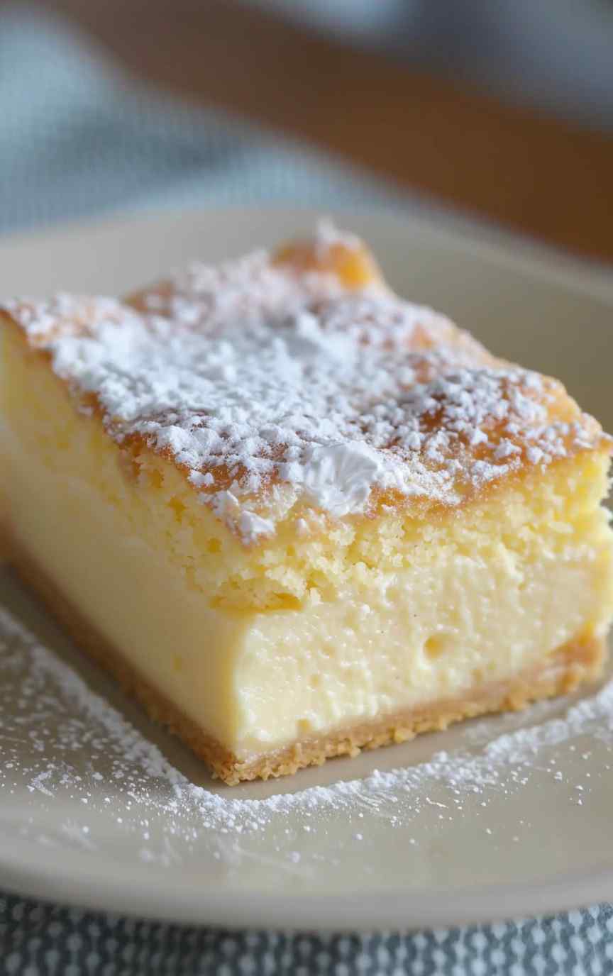 Vanilla Magic Custard Cake