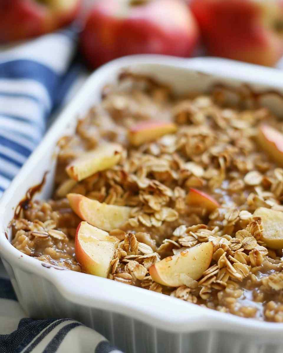Baked Apple Oatmeal Baked Apple Oatmeal