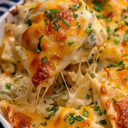 CHEESY PIEROGI CASSEROLE