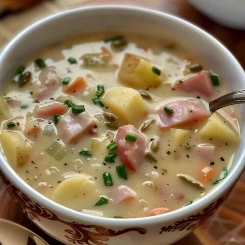 CREAMY HAM AND POTATO SOUP