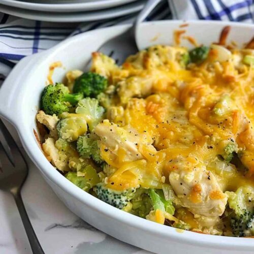 Cheesy Chicken Broccoli Casserole