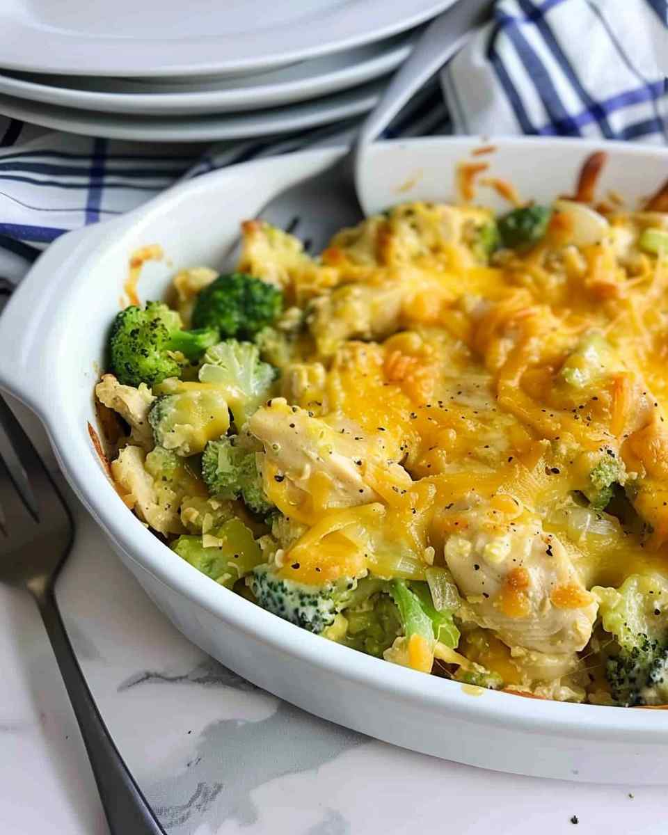 Cheesy Chicken Broccoli Casserole Cheesy Chicken Broccoli Casserole