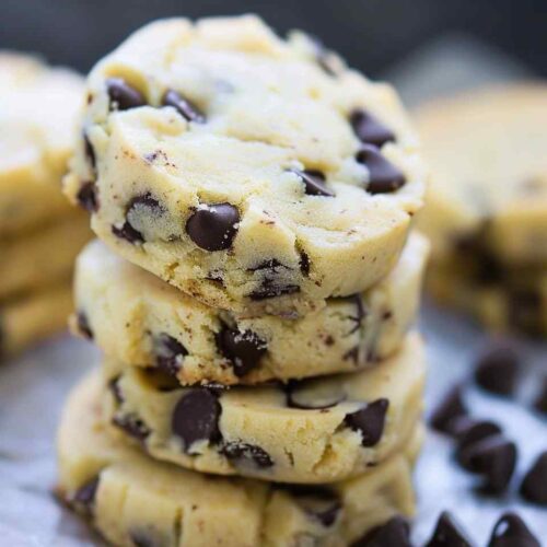 Chocolate Chip Shortbread Cookies