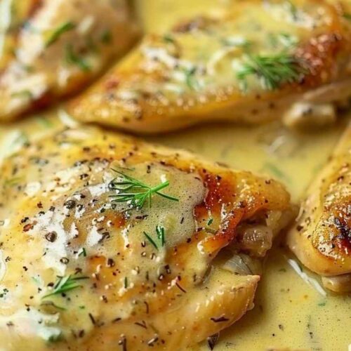 Creamy Lemon Chicken with Garlic