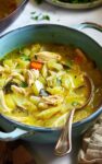 Curried Chicken & Cabbage Soup