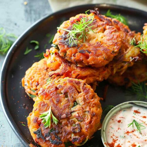 Fresh Cabbage and Carrot Patties