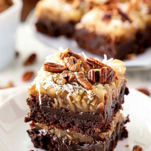 German Chocolate Brownies
