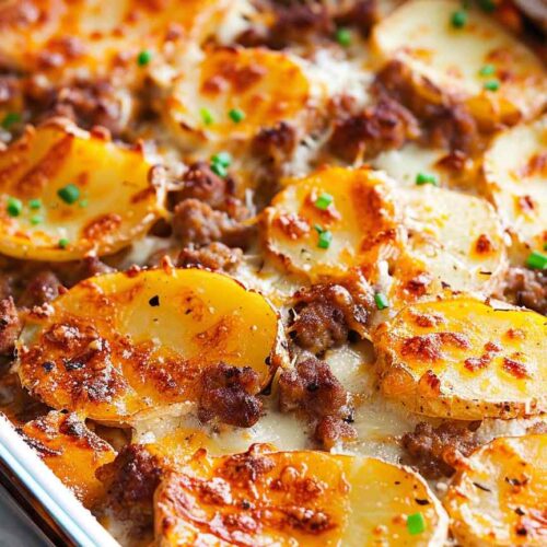 Hamburger Potato Casserole Recipe