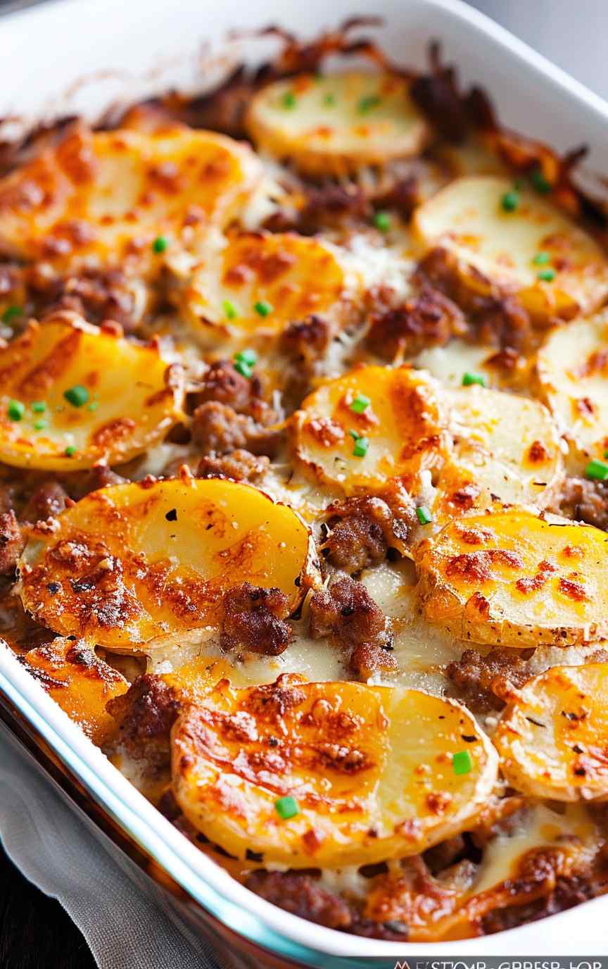 Hamburger Potato Casserole Recipe Hamburger Potato Casserole Recipe