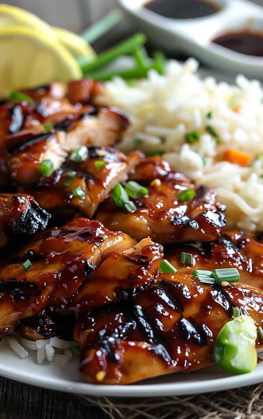 Hawaiian Style BBQ Teriyaki Chicken Recipe