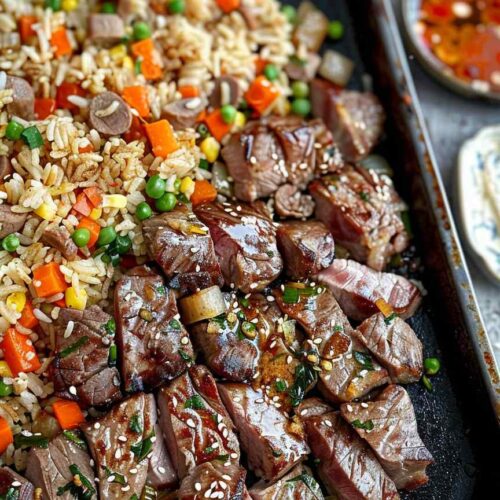 Hibachi Steak Bites with Fried Rice