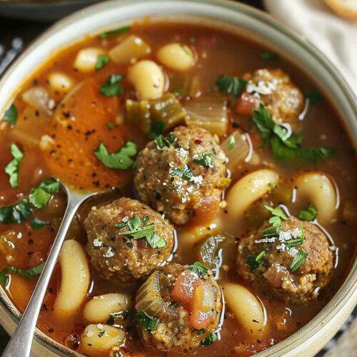 Italian Meatball Soup
