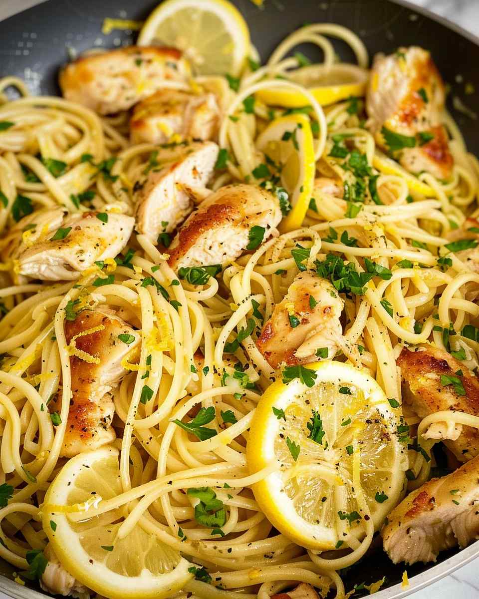 Lemon Chicken Pasta LEMON CHICKEN PASTA