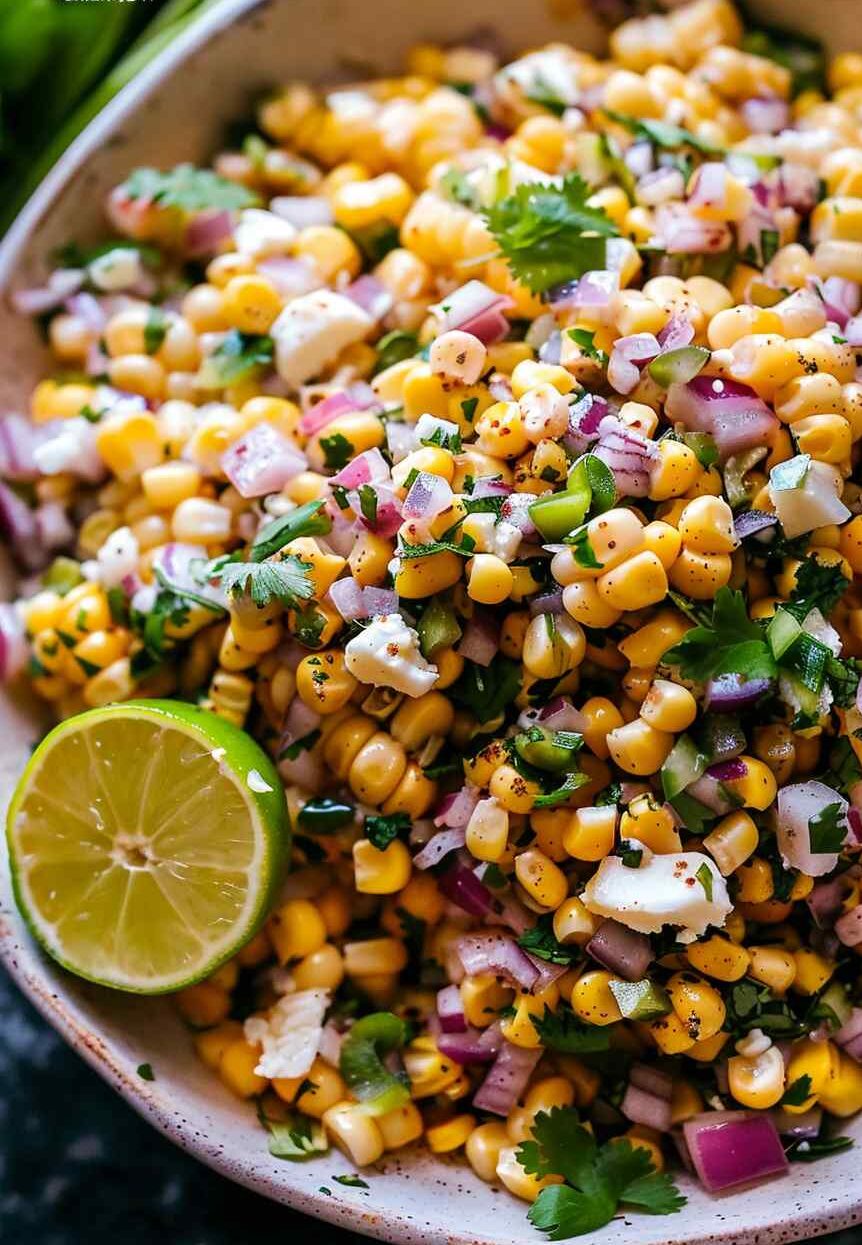 MEXICAN STREET CORN SALAD MEXICAN STREET CORN SALAD