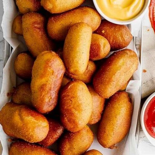 Mini corn dogs